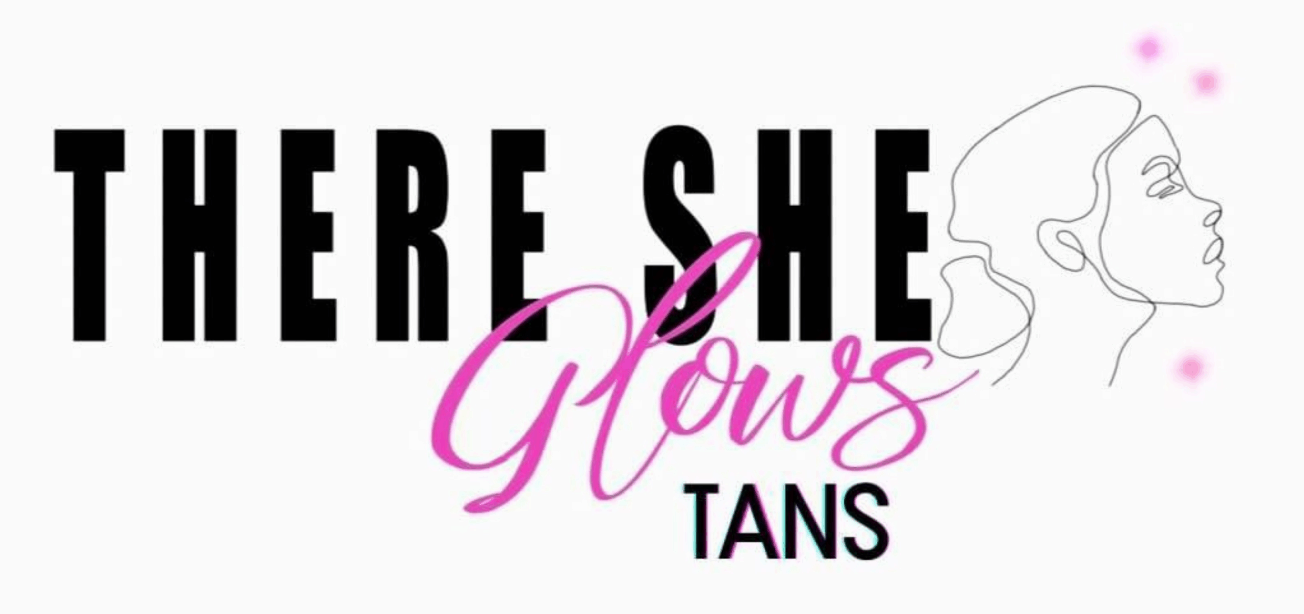 There She Glows Tans logo